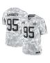 Men’s Cleveland Browns Myles Garrett Arctic Camo 2024 Salute to Service Limited Jersey