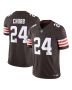 Men’s Cleveland Browns Nick Chubb Brown Vapor F.U.S.E. Limited Jersey