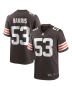 Men’s Cleveland Browns Nick Harris Brown Game Jersey