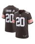 Men’s Cleveland Browns Pierre Strong Jr. Brown Team Game Jersey