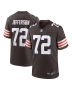 Men’s Cleveland Browns Quinton Jefferson Brown Team Game Jersey