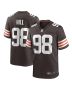 Men’s Cleveland Browns Trysten Hill Brown Game Jersey