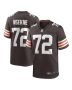 Men’s Cleveland Browns Ty Nsekhe Brown Game Jersey