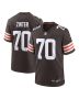 Men’s Cleveland Browns Zak Zinter Brown Team Game Jersey