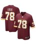 Men’s Cornelius Lucas Washington Football Team Burgundy Game Player Jersey