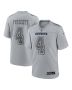 Men’s Dallas Cowboys Dak Prescott Gray Atmosphere Fashion Game Jersey