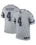 Men’s Dallas Cowboys Dak Prescott Gray Inverted Legend Player Performance Top