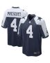 Men’s Dallas Cowboys Dak Prescott Navy Alternate Game Team Jersey