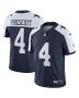 Men’s Dallas Cowboys Dak Prescott Navy Alternate Vapor Limited Jersey