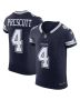 Men’s Dallas Cowboys Dak Prescott Navy Vapor F.U.S.E. Elite Jersey