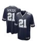 Men’s Dallas Cowboys Deion Sanders Navy Team Retired Player Game Jersey