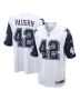Men’s Dallas Cowboys Deuce Vaughn White Alternate Game Jersey