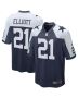 Men’s Dallas Cowboys Ezekiel Elliott Navy Alternate Game Team Jersey