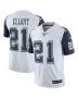 Men’s Dallas Cowboys Ezekiel Elliott White Color Rush Vapor Limited Jersey