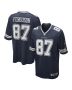 Men’s Dallas Cowboys Jake Ferguson Navy Team Game Jersey