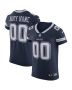 Men’s Dallas Cowboys Navy Vapor Elite Custom Jersey