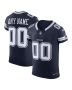 Men’s Dallas Cowboys Navy Vapor F.U.S.E. Elite Custom Jersey
