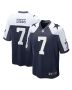 Men’s Dallas Cowboys Trevon Diggs Navy Alternate Game Jersey