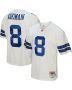 Men’s Dallas Cowboys Troy Aikman Mitchell & Ness White Legacy Jersey