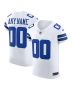 Men’s Dallas Cowboys White Vapor F.U.S.E. Elite Custom Jersey