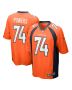 Men’s Denver Broncos Ben Powers Orange Game Player Jersey