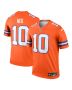 Men’s Denver Broncos Bo Nix Orange Alternate Legend Player Performance Top