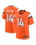 Men’s Denver Broncos Courtland Sutton Orange Mile High Collection Game Jersey