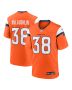 Men’s Denver Broncos Jaleel McLaughlin Orange Team Game Jersey