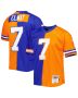 Men’s Denver Broncos John Elway Mitchell & Ness Royal/Orange 1990 Split Legacy Jersey