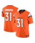 Men’s Denver Broncos Justin Simmons Orange Vapor F.U.S.E. Limited Jersey