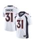 Men’s Denver Broncos Justin Simmons White Vapor Untouchable Limited Jersey