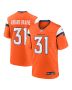 Men’s Denver Broncos Kris Abrams-Draine Orange Team Game Jersey