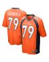 Men’s Denver Broncos Lloyd Cushenberry III Orange Game Player Jersey