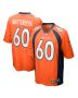 Men’s Denver Broncos Luke Wattenberg Orange Game Player Jersey
