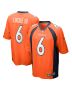 Men’s Denver Broncos P.J. Locke Orange Game Player Jersey