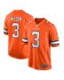 Men’s Denver Broncos Russell Wilson Orange Alternate Game Jersey