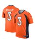 Men’s Denver Broncos Russell Wilson Orange Team Legend Player Performance Top