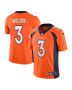 Men’s Denver Broncos Russell Wilson Orange Team Vapor Limited Jersey
