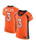 Men’s Denver Broncos Russell Wilson Orange Vapor Elite Jersey