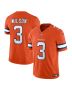 Men’s Denver Broncos Russell Wilson Orange Vapor F.U.S.E. Limited Jersey