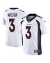 Men’s Denver Broncos Russell Wilson White Team Vapor Limited Jersey