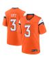 Men’s Denver Broncos Wil Lutz Orange Team Game Jersey