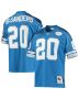 Men’s Detroit Lions 1991 Barry Sanders Mitchell & Ness Blue Throwback Retired Player Jersey
