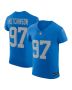 Men’s Detroit Lions Aidan Hutchinson Blue Alternate Vapor F.U.S.E. Elite Jersey