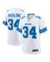 Men’s Detroit Lions Alex Anzalone White White Game Jersey