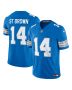 Men’s Detroit Lions Amon-Ra St. Brown Blue Vapor F.U.S.E. Limited Jersey