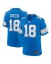 Men’s Detroit Lions Antoine Green Blue Team Game Jersey