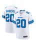 Men’s Detroit Lions Barry Sanders White Retired Player Game Jersey