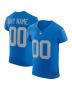 Men’s Detroit Lions Blue Alternate Vapor F.U.S.E. Elite Custom Jersey