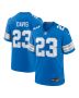 Men’s Detroit Lions Carlton Davis Blue Team Game Jersey